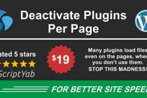 دانلود افزونه Deactivate Plugins Per Page
