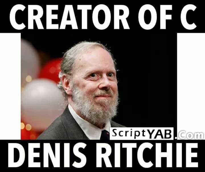 Denis Ritchie سازنده زبان برنامه نویسی سی C