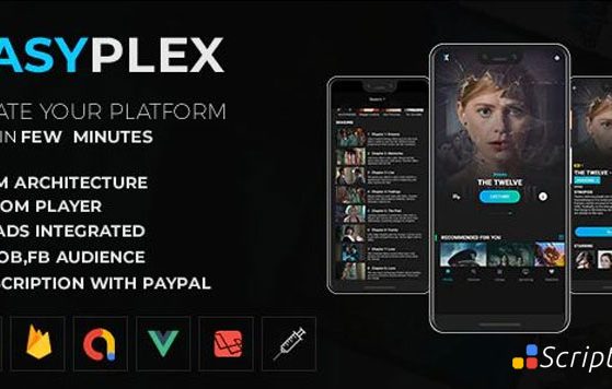 دانلود سورس اندروید EasyPlex اپلیکیشن اشتراک گذاری فیلم، سریال و انیمیشن