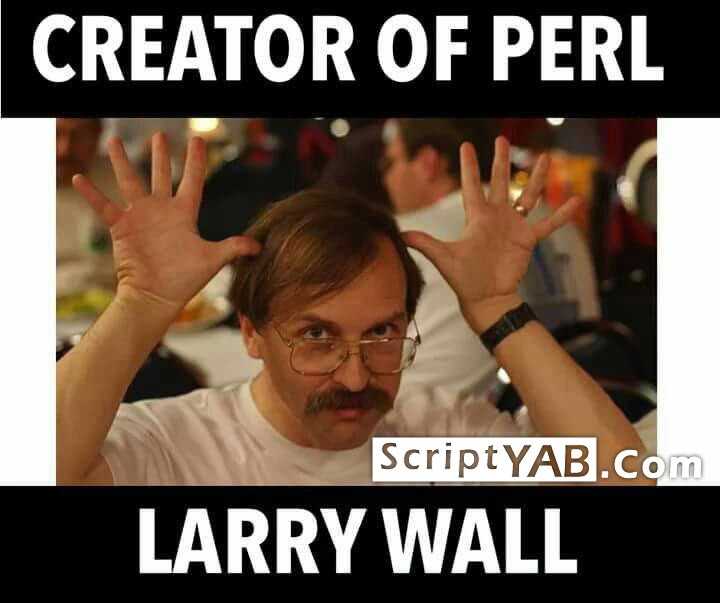 Larry Wall سازنده زبان برنامه نویسی پرل Perl
