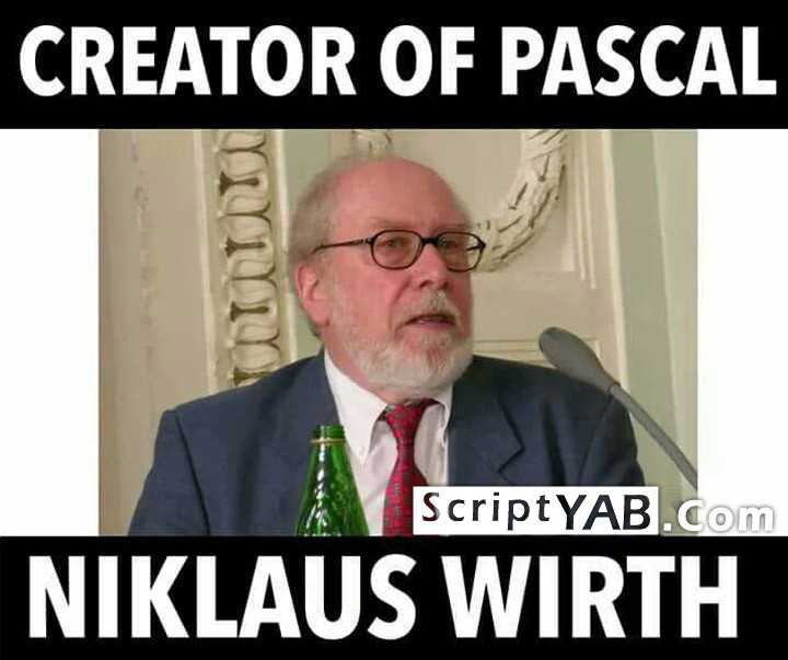 Niklaus Wirth سازنده زبان برنامه نویسی پاسکال Pascal