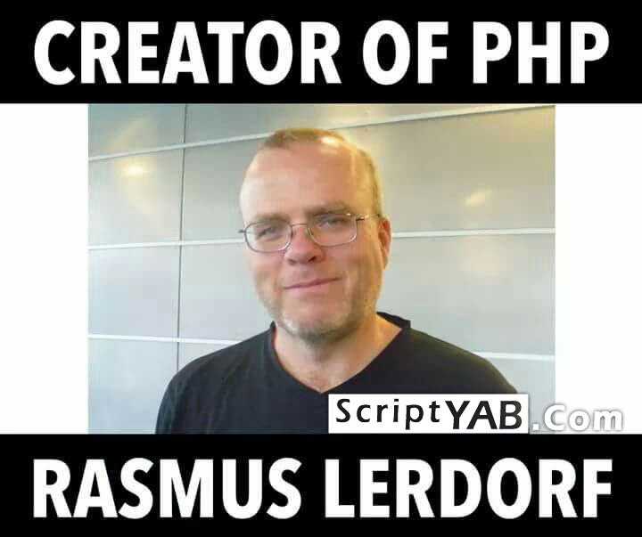 Ramsmus Lerdorf سازنده زبان برنامه نویسی پی اچ پی PHP