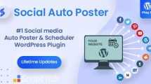 ارسال اتوماتیک مطالب به شبکه های اجتماعی وردپرس با Social Auto Poster Nulled