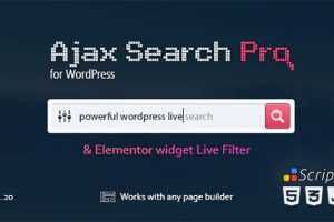 دانلود افزونه Ajax Search Pro - جستجوی پیشرفته وردپرس