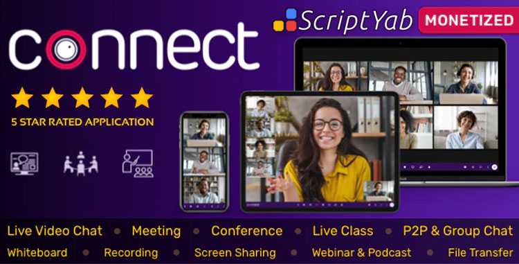 دانلود اسکریپت Connect - اسکریپت برگزاری کنفرانس و کلاس آنلاین