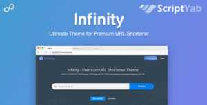 قالب Infinity کوتاه کننده لینک Premium URL Shortener